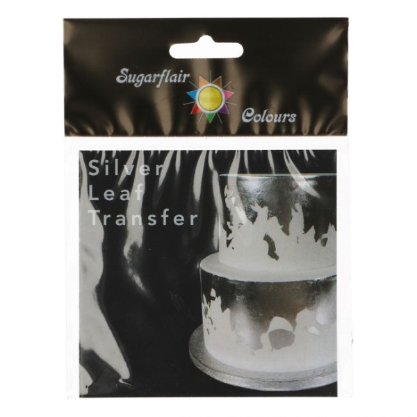 Edible Silver Leaf - 1 Leaf 8 x 8cm